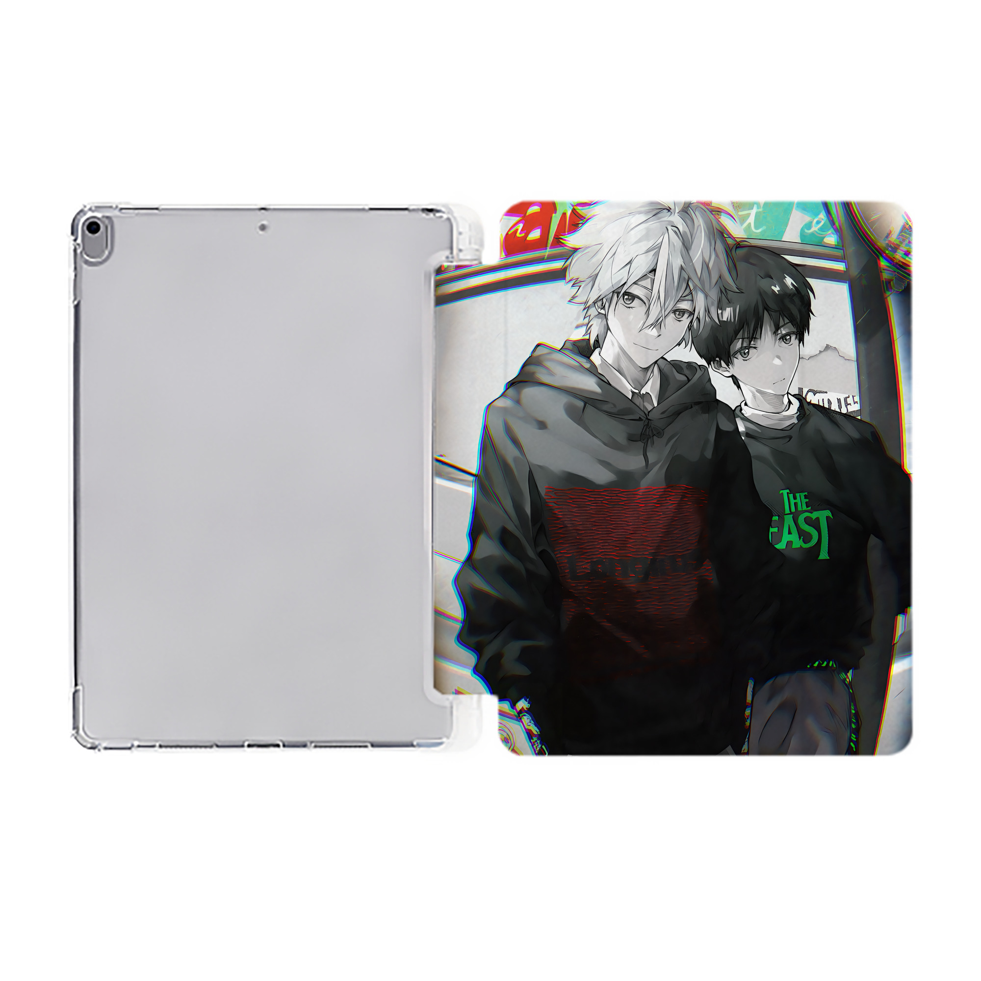 （画像用） EVA 新世紀エヴァンゲリオン IPad ケース ペン収納付き 三つ折りスタンド PUレザー×シリコン 対応機種9.5/10.5/10.9インチ